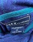 Essex Classics Long Sleeve Cowl Neck Blue Sweater  women s Xs  - Msrp  150