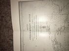 1901 Map Of 1844 Glossy Foldout Map Russia And Asia