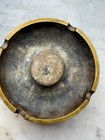 Vintage Wwi French 105mm Mle Howitzer Canon Shell Brass Ashtray Trench Art 1913