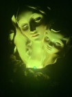 Vintage Madonna And Child Christian  Night Light Hand Painted Plaster Cast 