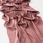 Premium Quality Crinkle Crepe Satin Hijab Scarf Muslim Headcover 180x70 Cm