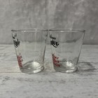 Four Roses Antique Shot Glass Set Of 2 Kentucky Straight Bourbon Nos New Old