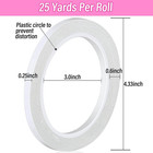 Double Sided Adhesive Tape For Crafts  2 Rolls Double Sided Craft Sticky Tape Fo
