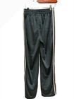 Adidas Black Track Pants With White Side Stripes