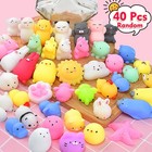 Vibrant 40-pc Mochi Squishy Toy Set - Perfect For Goody Bags   Stress Relief