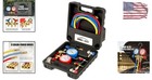 3 Way Ac Manifold Gauge Set For R134a R12 R22 R502 Hvac Refrigerants