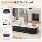 Twin Queen Air Blow Up 16  18  Inflatable Mattress Airbed With Built-in Pump