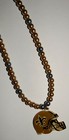 Estate Ladies Vintage New Orleans Saints Helmet Fashion Charm Pendant Necklace