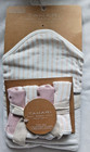 Tahari Baby Organic Cotton 5 Piece Bath   1 Hooded Towel   4 Washcloths Set New