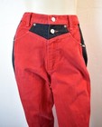 Vintage 1980s Roughrider Circle T Red And Black Western Jeans