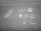 1985 The Game Of Life Board Game Replacement Parts Pieces 8 White Buildings