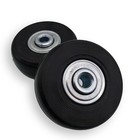 Us Stock 2set Od 45mm Luggage Suitcase Replacement Wheels Axles Repair Wrench