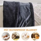 Waterproof Warm Soft Fleece Pet Blanket Large Cat Dog Kennel Bed Mat Pad Cushion