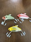 3 Heddon Super Sonic Lures  In Some Chrome Colors