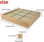 Andux Wooden Sudoku Puzzle Board Game With Drawer Sd-02  green 