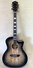 Washburn Swx Deep Forest Spal Maple Acoustic Electric Guitar  Black Fade Mint 