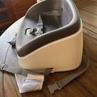 Ingenuity Toddler Booster Seat - Slate Gray White 2 Layer Clean Nice Condition