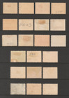 1898 Proprietary Stamps  Battleships  Used unused  Rb20   Rb27p  21 Different