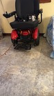 Jazzy Elite Hd Powerchair Red Joystick Control Removable Battery 4 Wheels