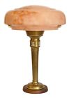 Art Deco Table Lamp  crisp Disc  Brass Lamp Unique Piece