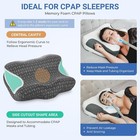 Elviros Cpap Pillow For Side Sleepers W  Cpap Mask Cutouts  Universal