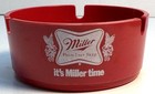 Vintage Ashtray Miller High Life Beer It s Miller Time Plastic 3 Slot Ashtray