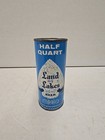 Vintage Land Of Lakes Pale Dry Half Quart 16 Oz Flat Top Beer Can