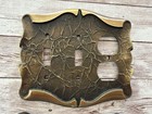 Lot 6 Amerock Carriage House Vtg Wall Plate Outlet Light Switch Cover Brass Mcm