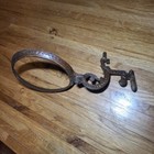 Antique Vintage Ornate Victorian Cast Iron Oil Lamp Holder East Lake