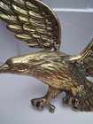 Vintage Large Federal American Eagle Wall Hanging 18  Span - Cast Solid Brass