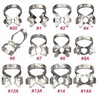 70 Size Dental Endodontic Rubber Dam Clamps Surgical Instrument Stainless Clamps