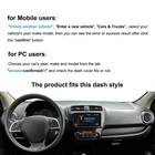 Akmotor Dash Cover Mat Black For Mitsubishi Mirage G4 K216