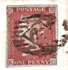 1853 Alph 2 Sg8 1d Red Brown Plate 157 London To York Cover  kc 