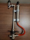 752s Deluxe Lever Handle Picnic Pump With 8  Pump  Metal Rod Chrome Faucet
