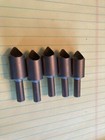 5 Pcs New Zero Flute Weldon Style 82 Degree Countersink Tool