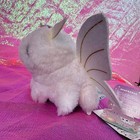 Amuse Fuwa Fuwa Moth-chan Plush Toy - White Poodle Moth  Japan Import Nwt Rare