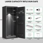 10-14 Rifle Gun Safe  Large Unassembled Biometric Gun Safe With Removable Shelf
