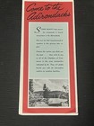 Vintage Adirondack Lake Shore Routes Brochure 9n-22 Follow The Indian Guide