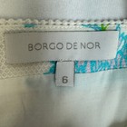 Nina Raynor Borgo De Nor Midi Sleeveless Dress Floral  Side Pockets  Lined  Sz 6