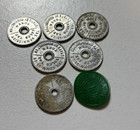 Vintage State Of Washington Tax Commission Sales Tax Token Lot Of 7