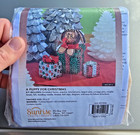 Rare  Herrschners Sunrise A Puppy For Christmas Sequin Bead Ornament Kit Make 3