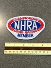 Nhra Championship Drag Racing Member Embroidered Iron-on Patch