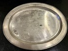 Pottery Barn Discontinued Antique Silver Serving Tray Platter