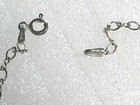 Silver Anklet 10  Long  Marked Jcm 925 Thailand  Odd Link Style  1 61 Grams