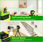 360-degree Self-leveling Green Cross Line Laser For Ground Precision