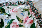 Vtg Waverly Euro Pillow Sham Roses Floral Plaid Ruffle Trim Pink Green Blue 22 