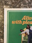 1990 Newport Cigarettes Print Ad Couple Walk On Fence- Alive W Pleasure Vtg 90s