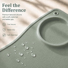 2 Pack Silicone Baby Placemats With Built-in Bowl  14  X 10  Large Textured Todd