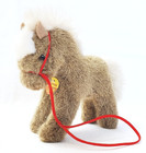 Steiff Germany Stompy Horse Pony Plush Mohair  knopf Im Ohr  15cm Mint 70