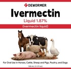 Dewormer  Liquid Formula  For Roundworms  Pinworms  And Others  3 4 Fl Oz